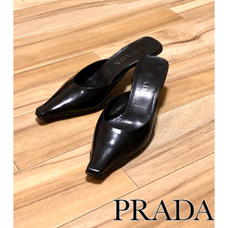 プラダ(PRADA)の♡週末限定セール 今だけお値下げ♡ 美品  PRADA  パンプス ミュール (ミュール)