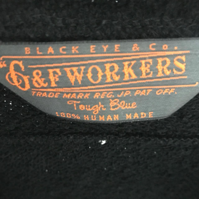 G&F WORKERS シャツ 綿 黒 メンズのトップス(シャツ)の商品写真