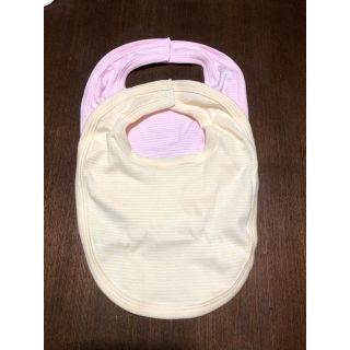 プチバトー(PETIT BATEAU)の【未使用】プチバトー スタイ2枚(ベビースタイ/よだれかけ)