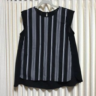 ロペピクニック(Rope' Picnic)のノースリーブ＊ブラウス＊ストライプ＊ロペピクニック(シャツ/ブラウス(半袖/袖なし))