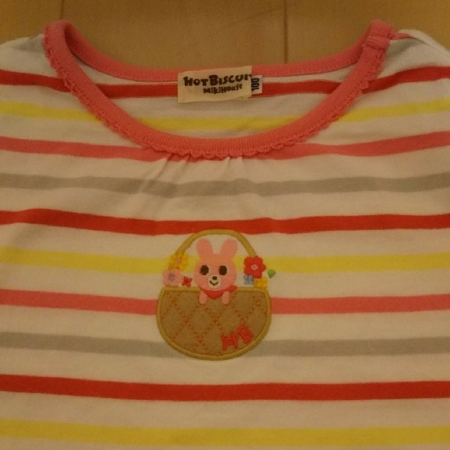 HOT BISCUITS(ホットビスケッツ)のホットビスケッツTシャツ2枚セット キッズ/ベビー/マタニティのキッズ服女の子用(90cm~)(Tシャツ/カットソー)の商品写真