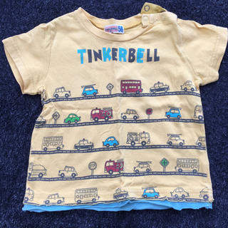 ティンカーベル(TINKERBELL)のTINKERBELL  Tシャツ95サイズ  ティンカーベル   ミニカー柄(Tシャツ/カットソー)