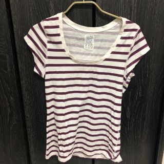 ザラ(ZARA)のZARA ボーダーTシャツ(Tシャツ(半袖/袖なし))