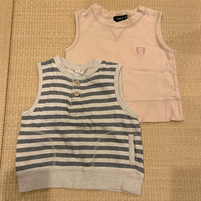 COMME CA ISM(コムサイズム)のCOMME CA ISM / ELFIN DOLL キッズベスト2点セット 90 キッズ/ベビー/マタニティのキッズ服男の子用(90cm~)(その他)の商品写真