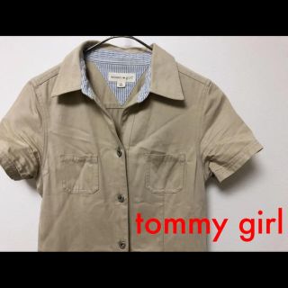 トミーガール(tommy girl)の◆ tommy girl トミーガール 半袖 ワンピース M ◆ (ひざ丈ワンピース)