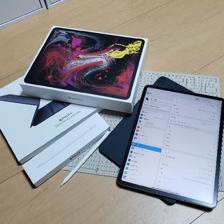 アイパッド(iPad)のiPad Pro 12.9 （第3世代）Simフリー 256GB セット(タブレット)