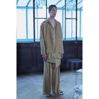 ヨウジヤマモト(Yohji Yamamoto)のsulvam 19ss フレアパンツ バギーパンツ(スラックス)