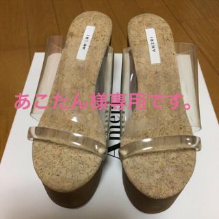 アメリヴィンテージ(Ameri VINTAGE)のAMERI MEDI DOUBLE CLEAR PLATFORM SANDAL(サンダル)