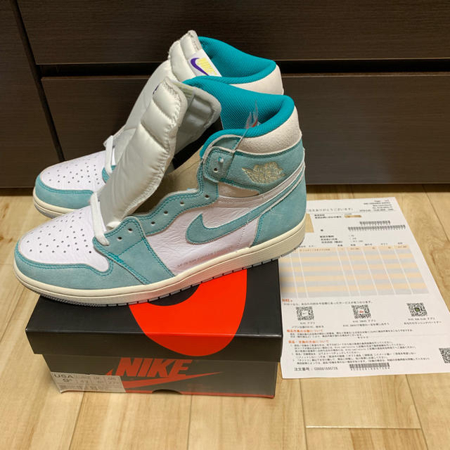 Air Jordan 1 retro high OG turbo green スニーカー