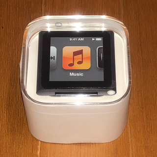 アップル(Apple)の【新品】iPod nano 16GB 第6世代 グラファイト(ポータブルプレーヤー)