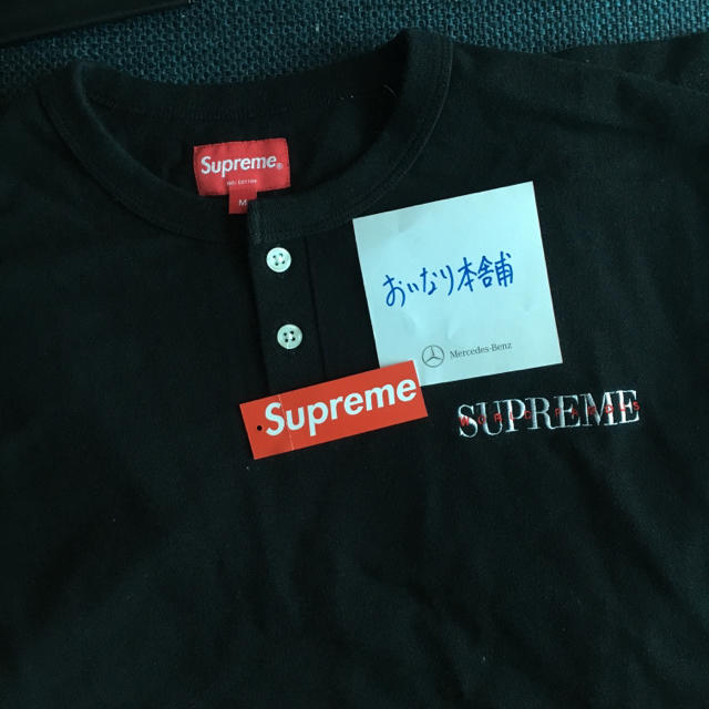 Supreme Pique S/S Henley  Tシャツ 正規品