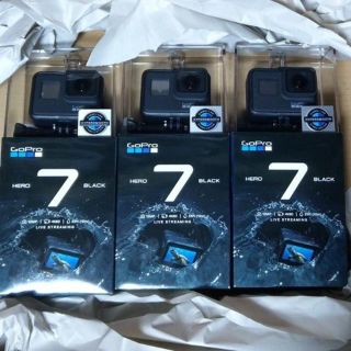 ゴープロ(GoPro)の新品未開封GoPro HERO7 Black x3台セット(その他)