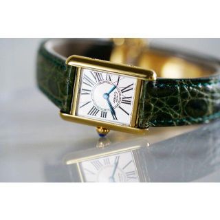 カルティエ(Cartier)の美品 カルティエ マスト タンク オパラン SM Cartier(腕時計)