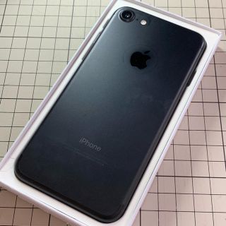 アイフォーン(iPhone)のiPhone7 128GB ブラック SIMフリー！(スマートフォン本体)