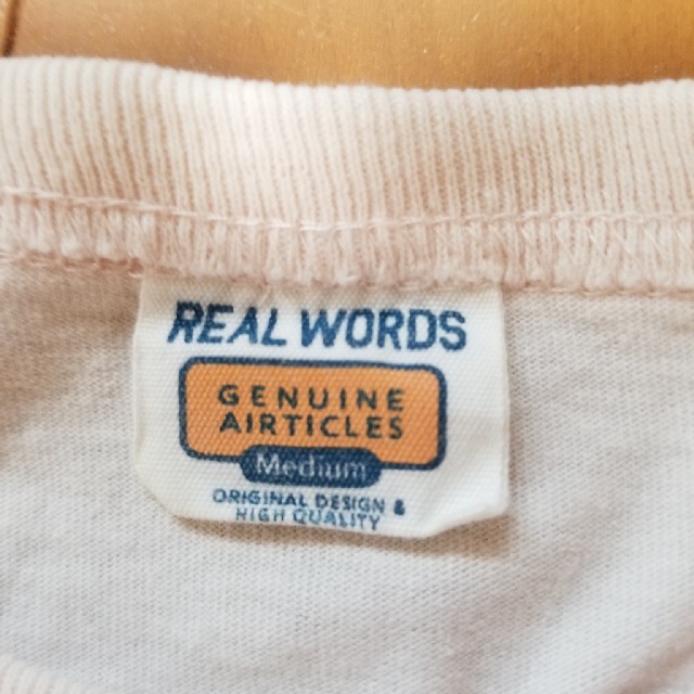 【Tシャツ】REAL WORDS メンズMサイズ メンズのトップス(Tシャツ/カットソー(半袖/袖なし))の商品写真