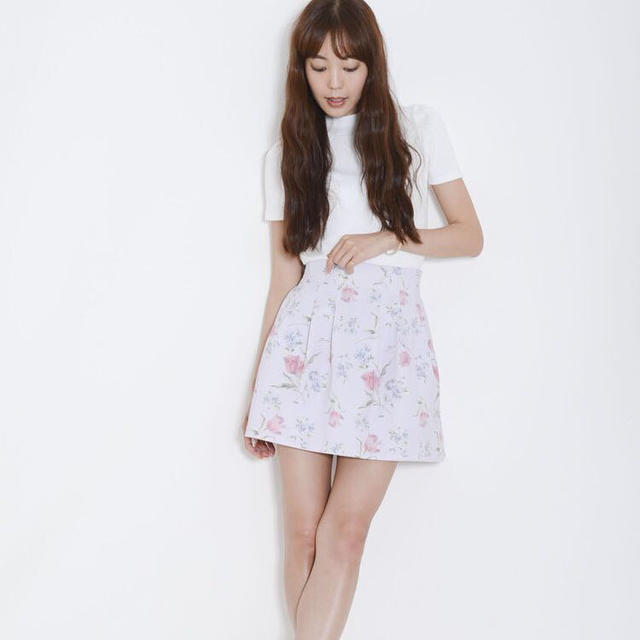 dazzlin(ダズリン)のチューリップ柄スカート♡ レディースのスカート(ミニスカート)の商品写真