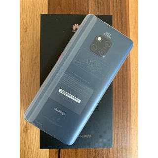 ソフトバンク(Softbank)の【SIMロック解除済】HUAWEI Mate 20 Pro ブルー 新品未使用(スマートフォン本体)