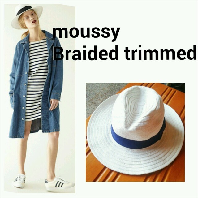 moussy(マウジー)のmoussy新作 ストローハット ♡☜﻿ レディースの帽子(ハット)の商品写真