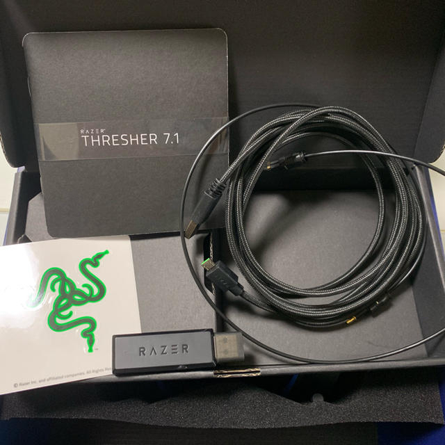 LAZER(レイザー)のRAZER THRESHER 7.1 ヘッドセット エンタメ/ホビーのゲームソフト/ゲーム機本体(家庭用ゲーム機本体)の商品写真