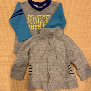 ナイキ(NIKE)のNIKE / 無印良品 ベビー用長袖2点セット 80(トレーナー)