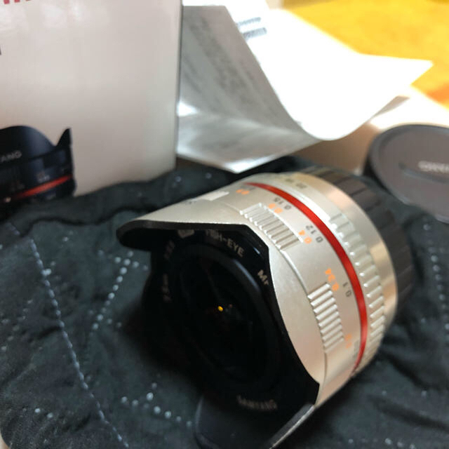 OLYMPUS(オリンパス)のマリオリマ後藤様 専用 サムヤン F3.5/7.5mm フィッシュアイ スマホ/家電/カメラのカメラ(レンズ(単焦点))の商品写真
