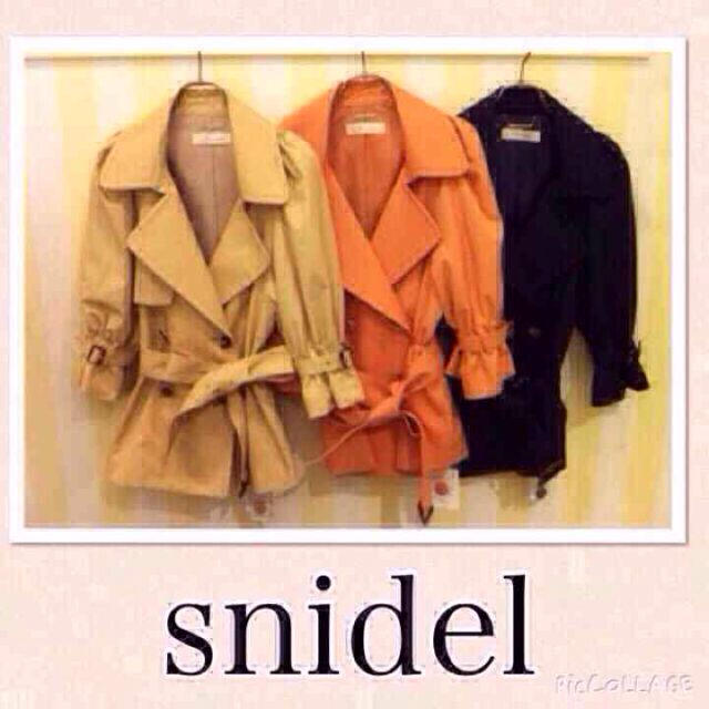 SNIDEL(スナイデル)の新品タグ付‼️春コート♡ レディースのジャケット/アウター(スプリングコート)の商品写真