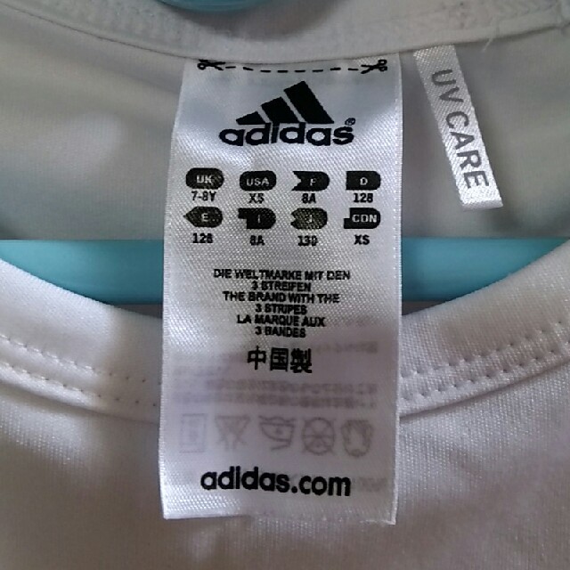 adidas(アディダス)のアディダス　Tシャツ キッズ/ベビー/マタニティのキッズ服女の子用(90cm~)(Tシャツ/カットソー)の商品写真