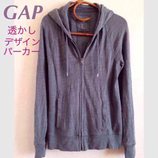 ギャップ(GAP)の未使用GAP透かしデザインフードパーカー(パーカー)