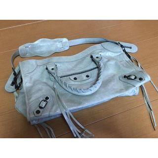 バレンシアガバッグ(BALENCIAGA BAG)のBALENCIAGA PARIS グレーバッグ(ハンドバッグ)