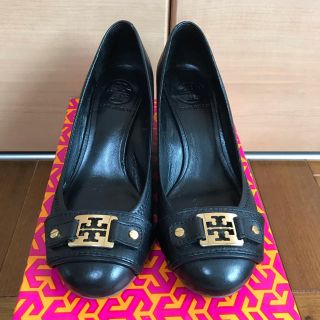 トリーバーチ(Tory Burch)のトリーバーチ ウェッジソールパンプス 23.5㎝(ハイヒール/パンプス)