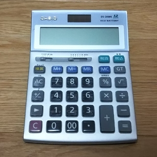カシオ(CASIO)のカシオ 本格実務電卓 検算・税計算 デスクタイプ 12桁 
DS-20wk(オフィス用品一般)