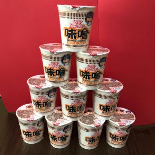 ニッシンショクヒン(日清食品)のカップヌードル 味噌 新品・未開封 １０個(インスタント食品)