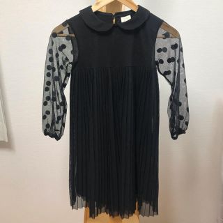 ザラ(ZARA)の子供用ワンピース黒 128センチ(ワンピース)