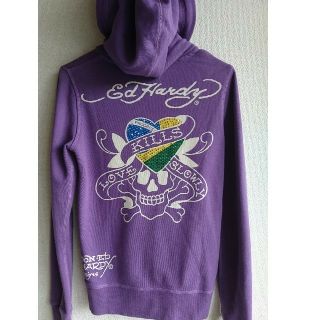 エドハーディー(Ed Hardy)のエドハーディー ed hardy レディース フルジップ パーカ  正規品(パーカー)