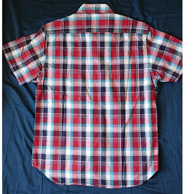 AVIREX(アヴィレックス)のAVIREX チェックシャツ L レッド ネイビー サックス メンズのトップス(シャツ)の商品写真