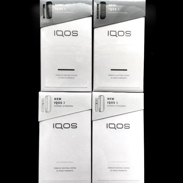 IQOS 3 キット  黒 白 アイコス 3 本体 4個 セット