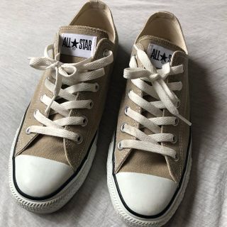 コンバース(CONVERSE)のconverse コンバース ベージュ 25(スニーカー)