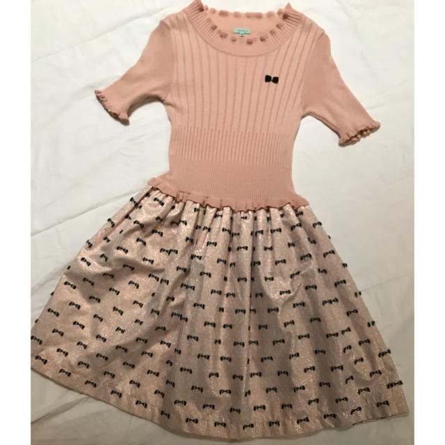 2017-2018SS TOCCAトッカ春夏160清楚なピンクワンピースキッズ服女の子用(90cm~)