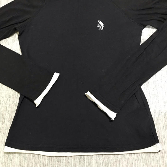 ZARA(ザラ)のZARA 黒Tシャツ レディースのトップス(カットソー(長袖/七分))の商品写真