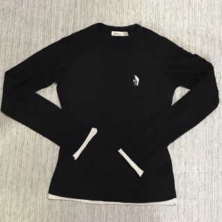 ザラ(ZARA)のZARA 黒Tシャツ(カットソー(長袖/七分))