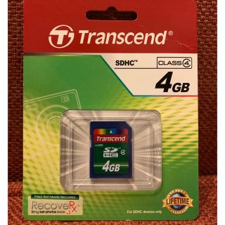 トランセンド(Transcend)のSDカード 4GB(PC周辺機器)