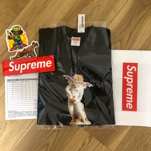 supreme Cupid tee black 黒 S