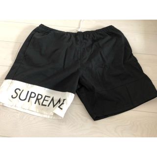 シュプリーム(Supreme)のsupreme swim shorts黒XL(ショートパンツ)