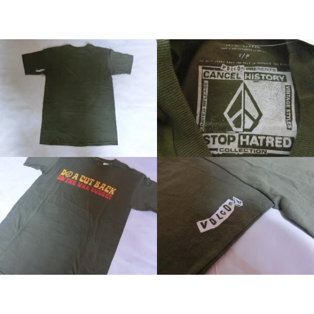 volcom(ボルコム)のボルコム STOP HATRED COLLECTION ロゴT US S メンズのトップス(Tシャツ/カットソー(半袖/袖なし))の商品写真