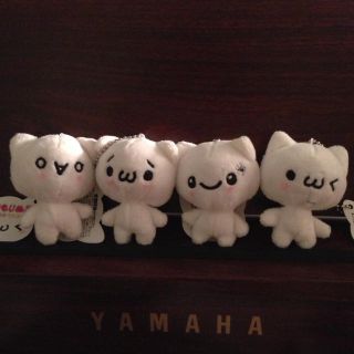 顔文字ぬこ♡マスコット(キーホルダー)