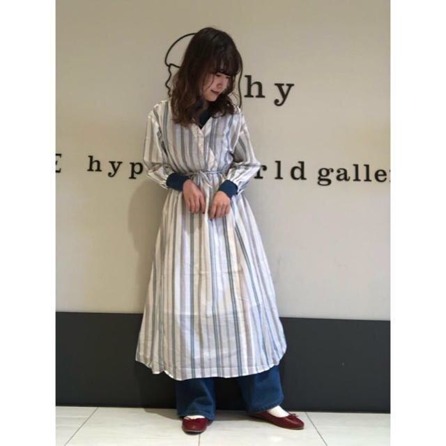 E hyphen world gallery(イーハイフンワールドギャラリー)のストライプカシュクールワンピース♡ レディースのワンピース(ロングワンピース/マキシワンピース)の商品写真