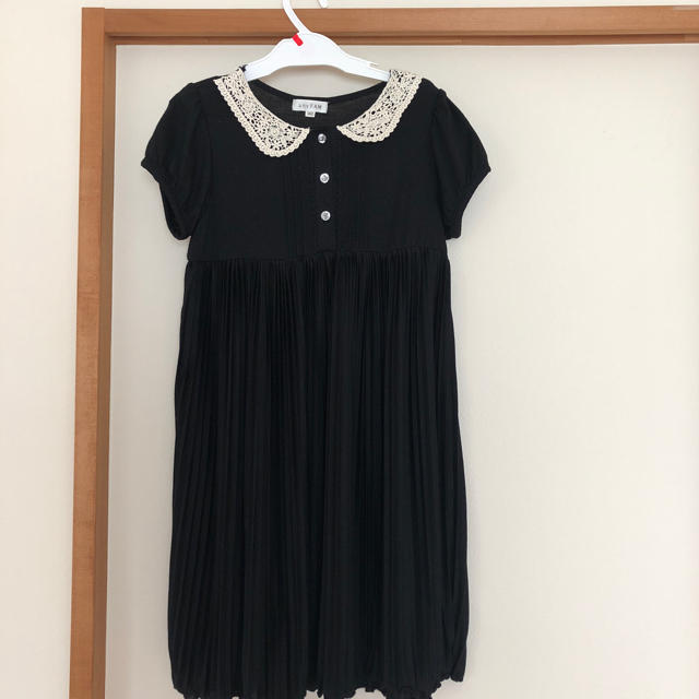 anyFAM(エニィファム)のanyFAM ワンピース140 黒 キッズ/ベビー/マタニティのキッズ服女の子用(90cm~)(ワンピース)の商品写真