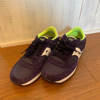 サッカニー(SAUCONY)のSaucony スニーカー 紫×イエロー(スニーカー)