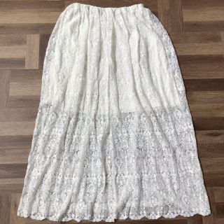 ページボーイ(PAGEBOY)の【美品】PAGEBOY  レース スカート(ロングスカート)