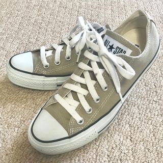 コンバース(CONVERSE)の美品✩.*˚コンバース converse Allstar オールスター ベージュ(スニーカー)